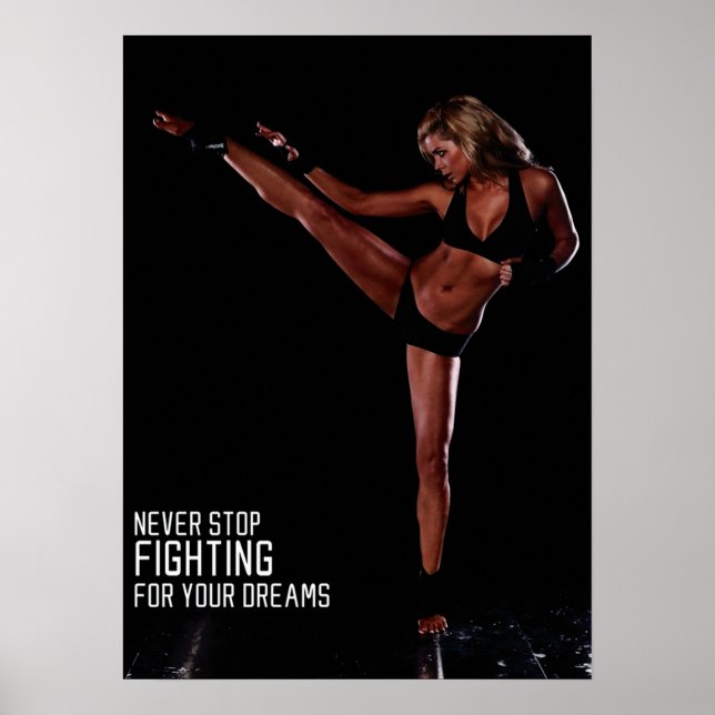 Workout Motivierend Poster (Vorne)