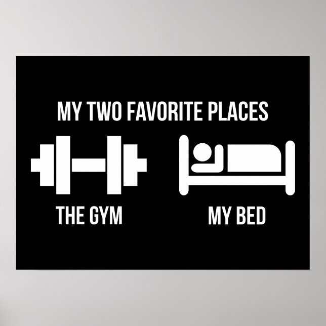 Workout Motivierend Poster (Vorne)