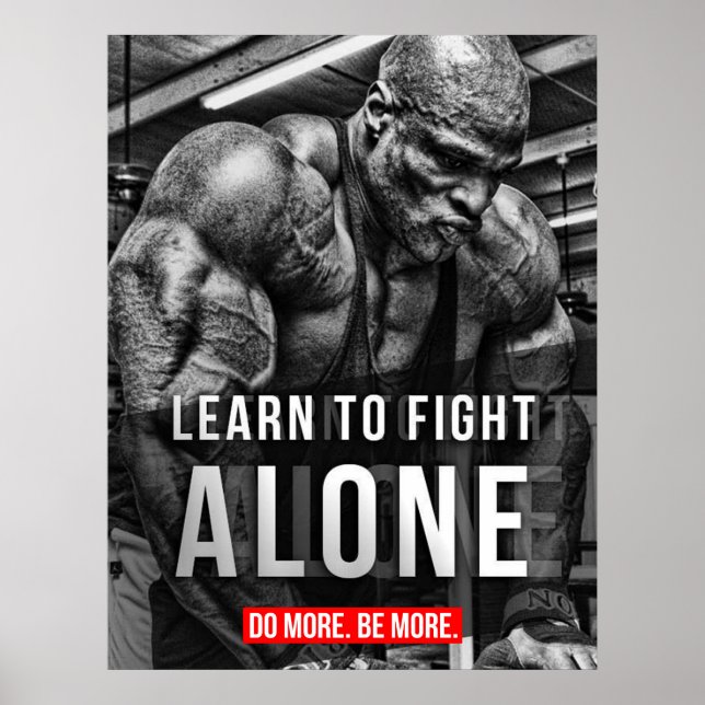 Workout Motivierend Poster (Vorne)