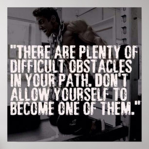 Workout Motivierend Poster