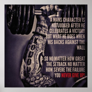 Workout Motivierend Poster