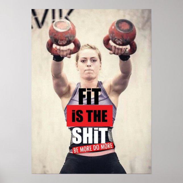 Workout Motivierend Poster (Vorne)