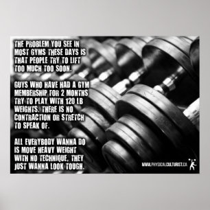 Workout Motivierend Poster