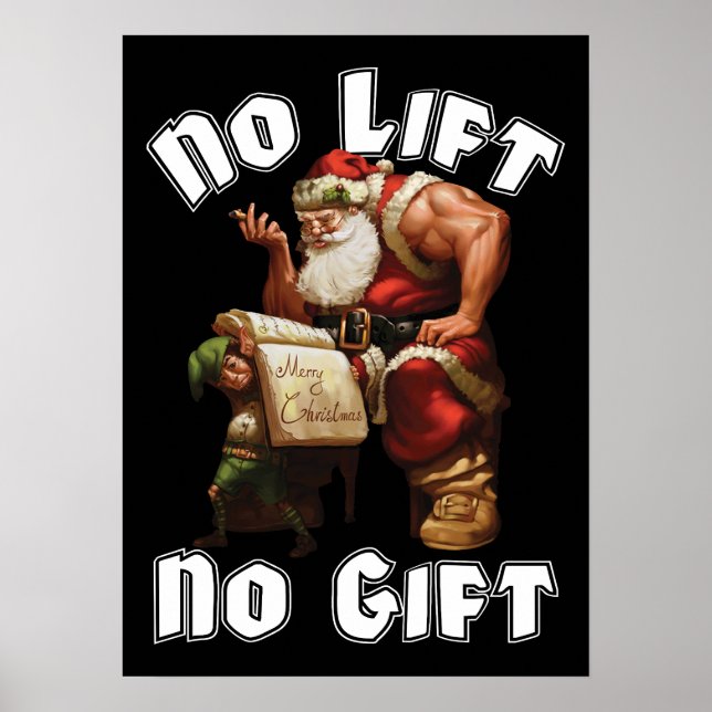 Workout Motivierend Poster (Vorne)