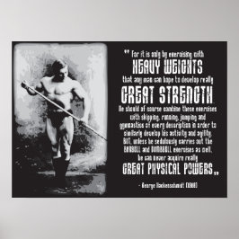 Workout Motivierend Poster