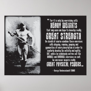 Workout Motivierend Poster