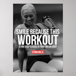 Workout Motivierend Poster