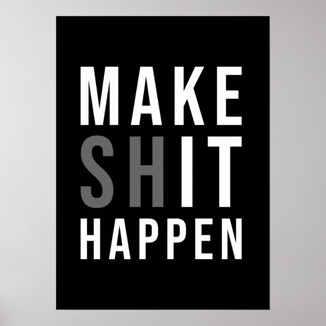 Workout Motivierend Poster (Vorne)