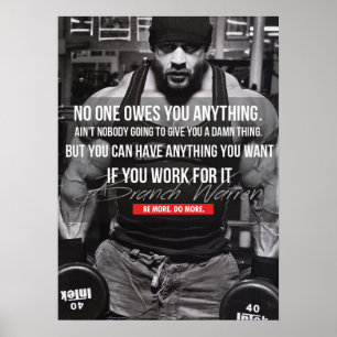 Workout Motivierend Poster