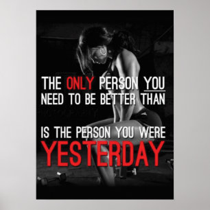 Workout Motivierend Poster