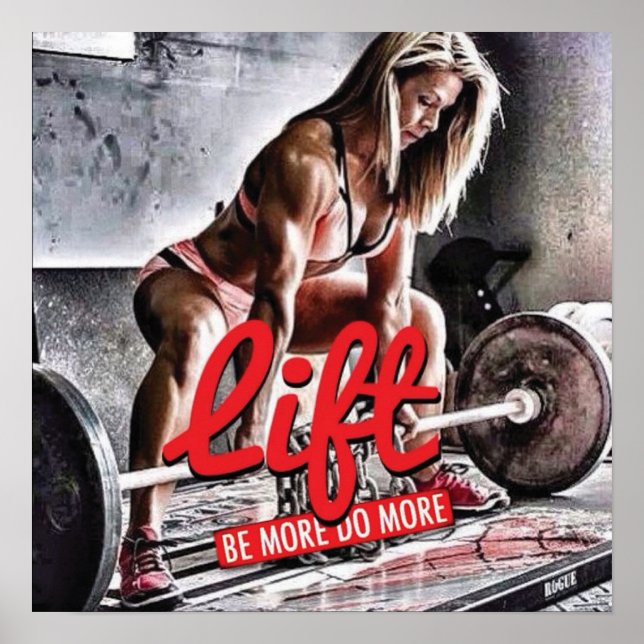 Workout Motivierend Poster (Vorne)