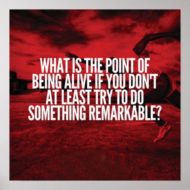 Workout Motivierend Poster (Vorne)