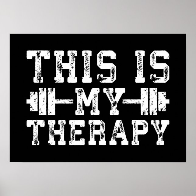 Workout Motivierend Poster (Vorne)