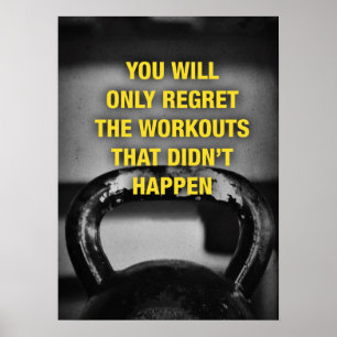 Workout Motivierend Poster