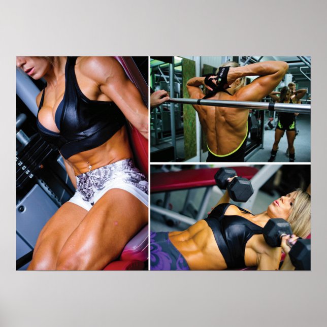 Workout Motivierend Poster (Vorne)