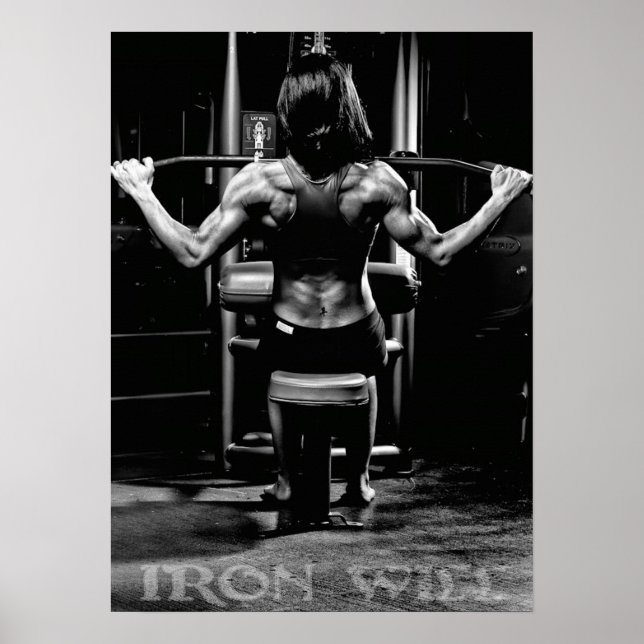 Workout Motivierend Poster (Vorne)