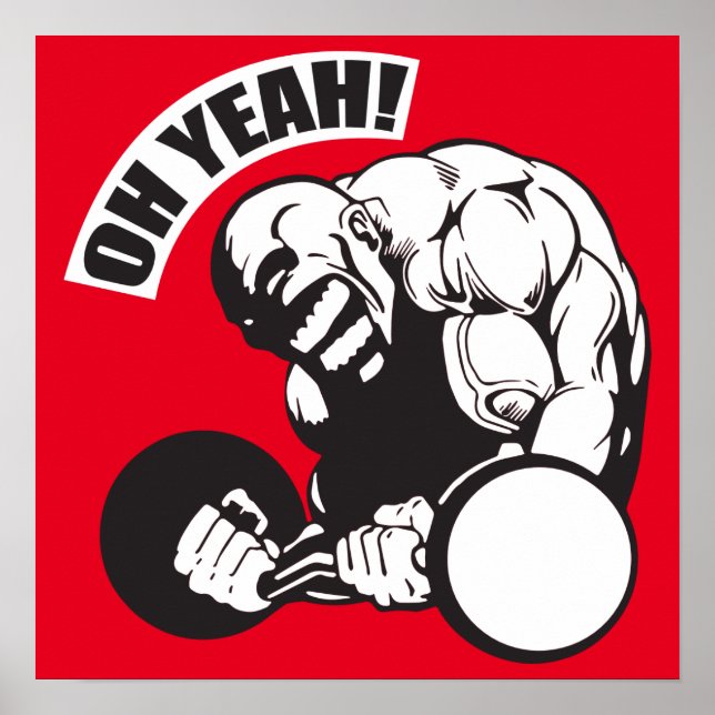 Workout Motivierend Poster (Vorne)