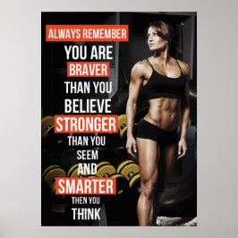 Workout Motivierend Poster