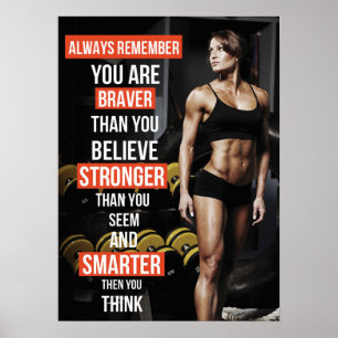 Workout Motivierend Poster