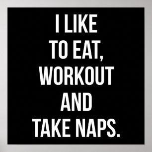 Workout Motivierend Poster