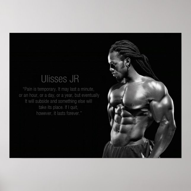 Workout Motivierend Poster (Vorne)