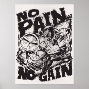 Workout motivierend poster