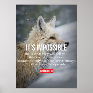 Workout Motivierend Poster