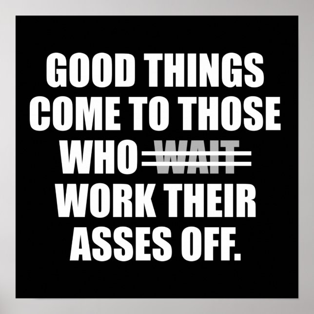 Workout Motivierend Poster (Vorne)