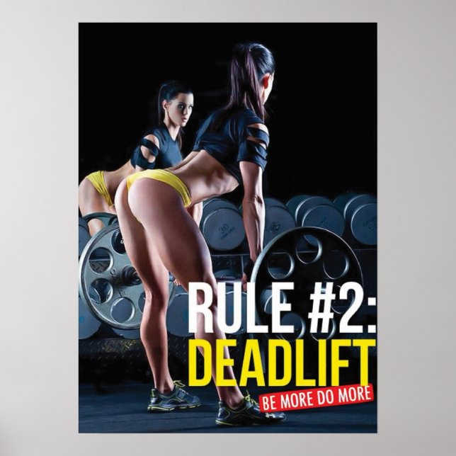 Workout Motivierend Poster (Vorne)