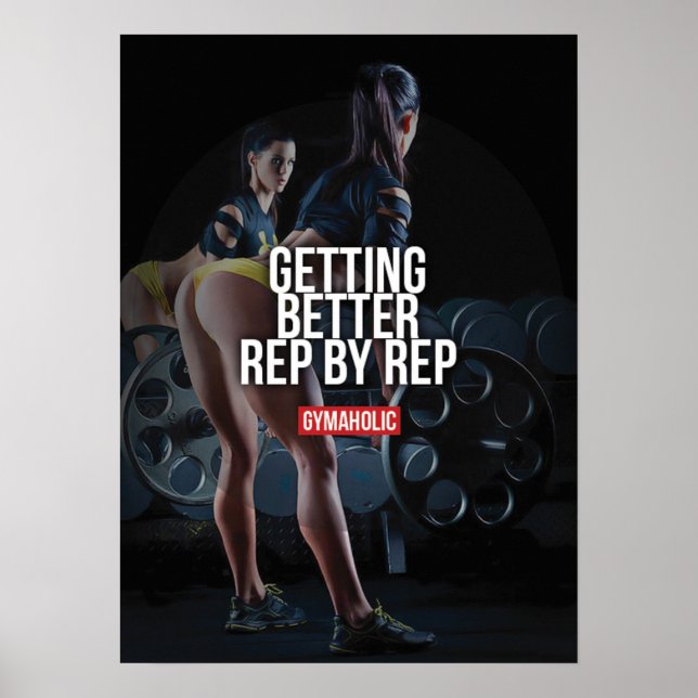 Workout Motivierend Poster (Vorne)