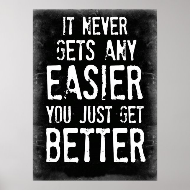 Workout Motivierend Poster (Vorne)