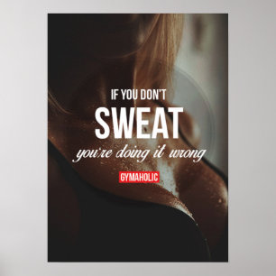 Workout Motivierend Poster