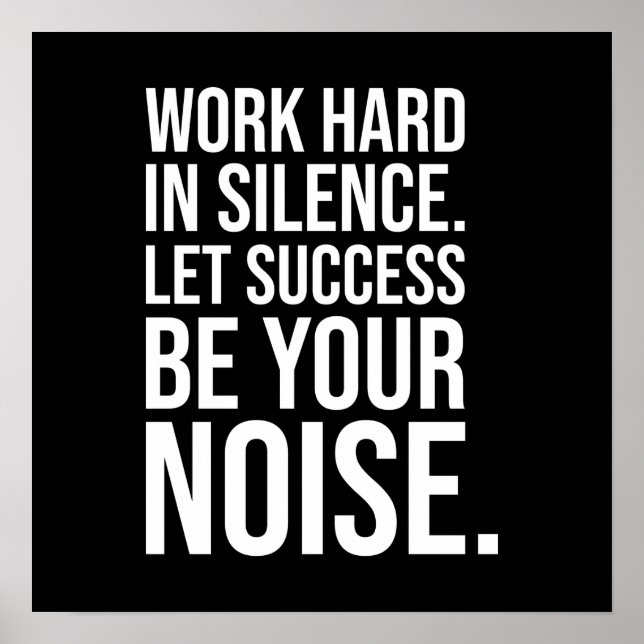 Workout Motivierend Poster (Vorne)