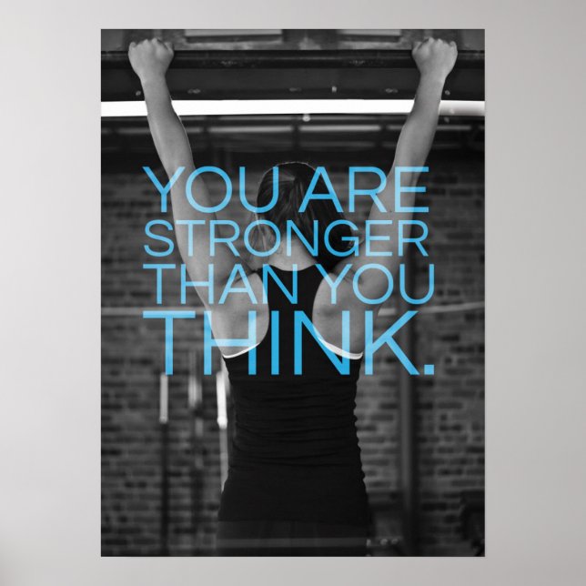 Workout Motivierend Poster (Vorne)