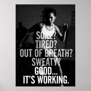 Workout Motivierend Poster