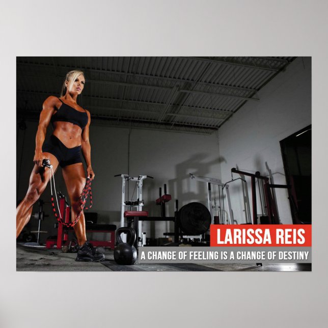 Workout Motivierend Poster (Vorne)