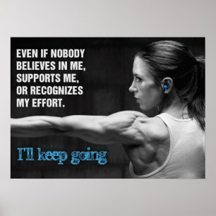 Workout Motivierend Poster