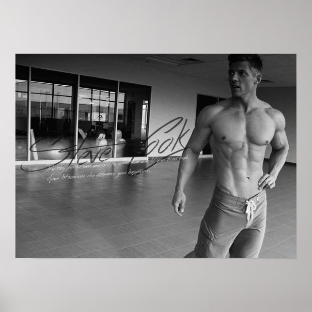 Workout Motivierend Poster (Vorne)