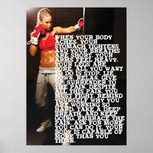 Workout Motivierend Poster