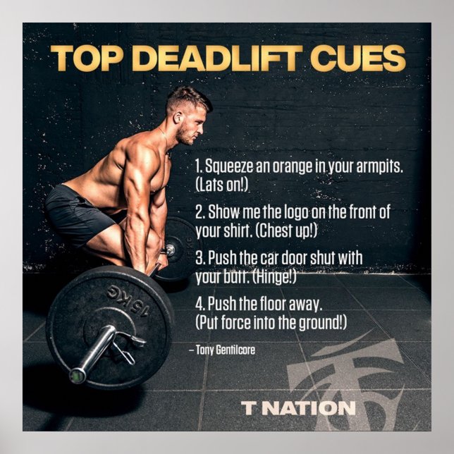 Workout Motivierend Poster (Vorne)