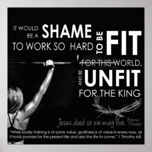Workout Motivierend Poster