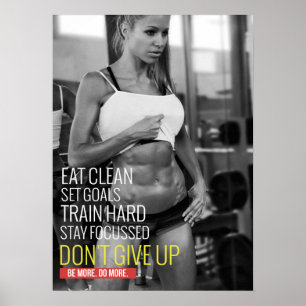 Workout Motivierend Poster