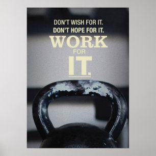 Workout Motivierend Poster