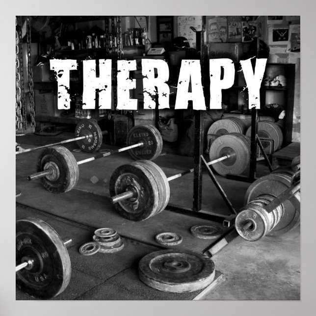 Workout Motivierend Poster (Vorne)