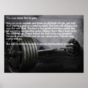 Workout Motivierend Poster