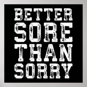 Workout Motivierend Poster