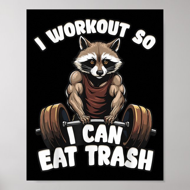 Workout Sehr geehrte Abs Funny Gym Übung Fitness Z Poster (Vorne)