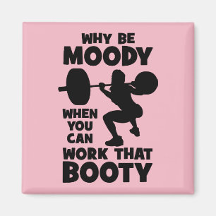 Workout-Spaß - Arbeit an diesem Hintern, Frauenfre Magnet