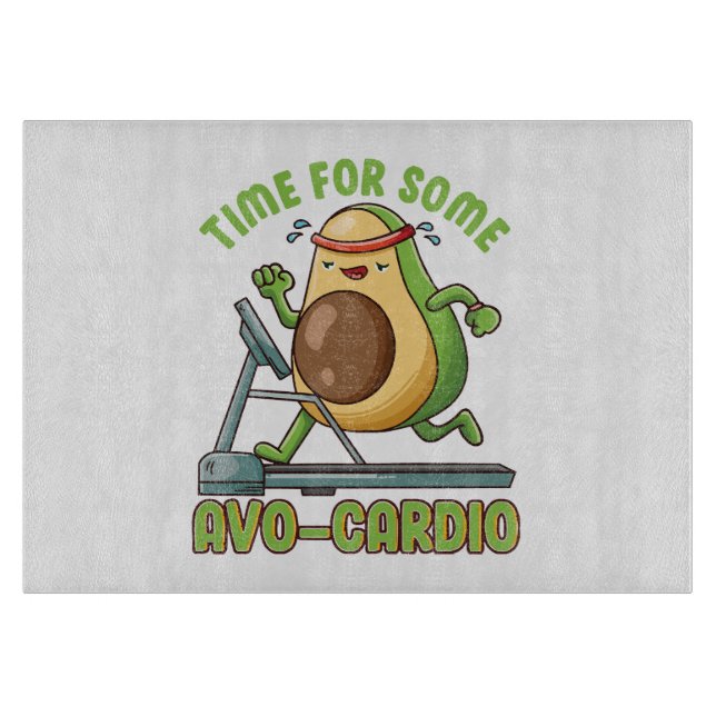 Workout Übung Funny Spaß Redewendungen Zitate Schneidebrett (Vorderseite)