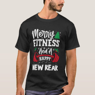 Workout Weihnachten Frohe Fitness glücklich neue R T-Shirt